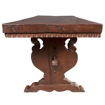 Lot 276 - Italian Renaissance Style Walnut Refectory...