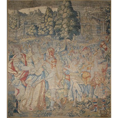 Lot 667 - Flemish Tapestry Panel Flanders, 17th century...