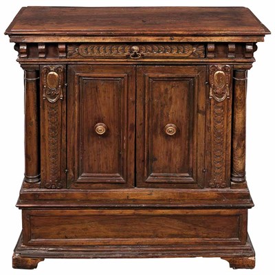 Lot 277 - Italian Renaissance Walnut and Parcel Gilt...