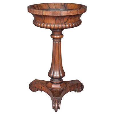 Lot 660 - William IV Rosewood Marquetry Jardiniere In...