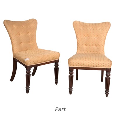 Lot 275 - Set of Four George IV Mahogany Dining Chairs