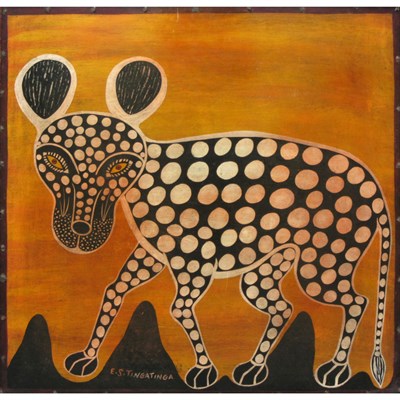 Lot 95 - Edward Saidi Tingatinga Tanzanian, 1932-1972...