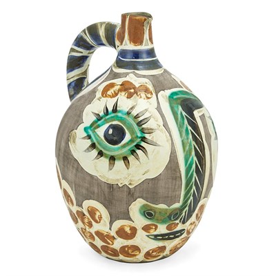 Lot 216 - Pablo Picasso VISAGE AU NEZ NOIR (A.R. 609)...