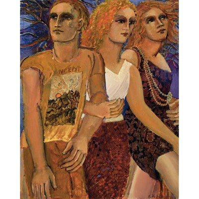 Lot 78 - Lester Johnson American, 1910-2010 Dream Scene,...