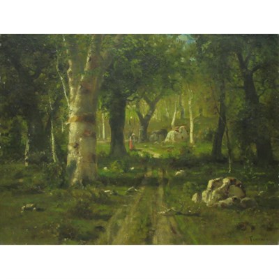 Lot 27 - French School 19th Century Winding Road...