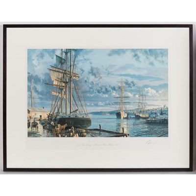 Lot 107 - John Stobart LIGHTNING 'ROUND CAPE HORN; NEW...