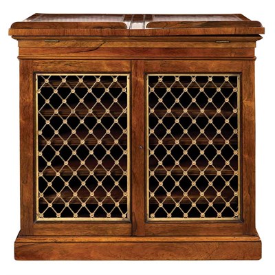 Lot 456 - George IV Rosewood Folio Cabinet Attributed to...
