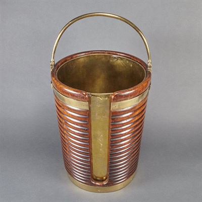 Lot 463 - George III Mahogany Plate Bucket Early 19th...