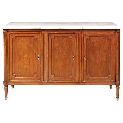 Lot 560 - Louis XVI Mahogany Side Cabinet Last quarter...