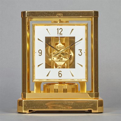 Lot 565 - Jaeger-LeCoultre Atmos Clock Within a glass...