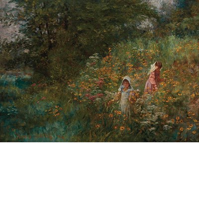 Lot 61 - John Ottis Adams American, 1851-1927...
