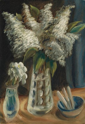 Lot 49 - Paul Kleinschmidt German, 1883-1949 Lilacs,...