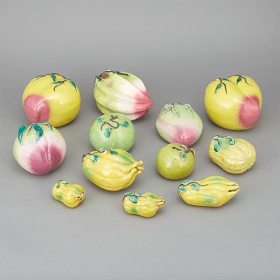 Lot 262 - Group of Chinese Porcelain Fruit and Vegetable...