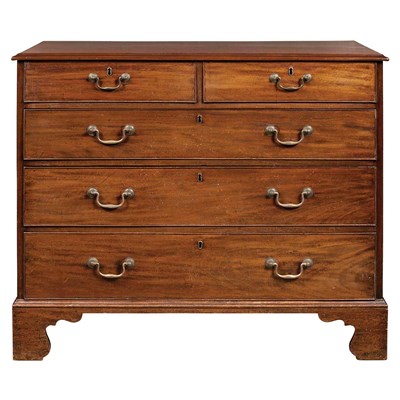 Lot 222 - George III Mahogany Chest of Drawers Third...