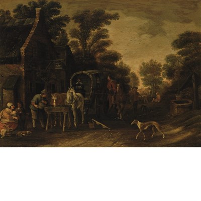 Lot 82 - Circle of Reyer Claesz Suycker Watering the...