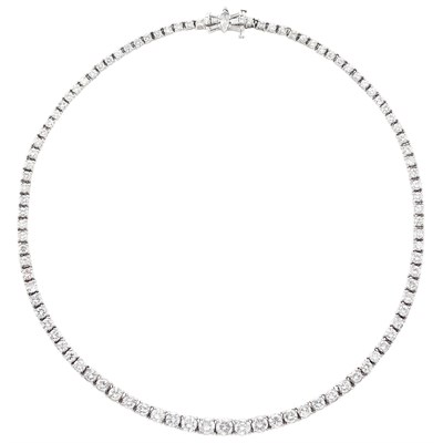 Lot 272 - Platinum and Diamond Necklace
