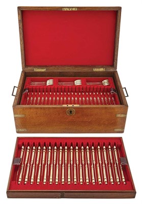Lot 271 - George V Silver Gilt Dessert Service Crichton,...