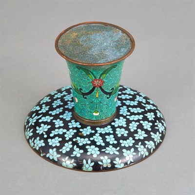Lot 115 - Two Chinese Cloisonne Pedestal Dishes 20th...