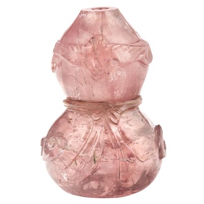 Lot 179 - Chinese Pink Tourmaline Snuff Bottle Qing...