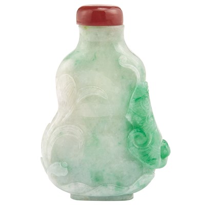 Lot 161 - Chinese Jadeite Snuff Bottle Possibly Qing...
