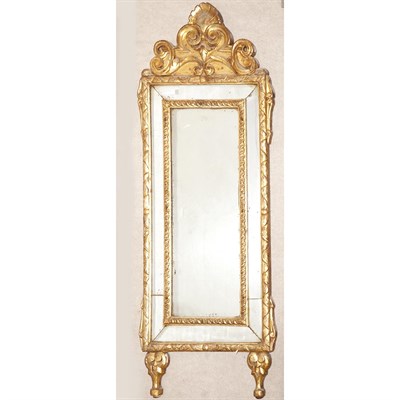 Lot 294 - Italian Baroque Style Gilt Framed Mirror...