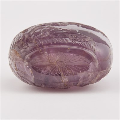 Lot 118 - Chinese Amethyst Snuff Bottle Qing Dynasty The...