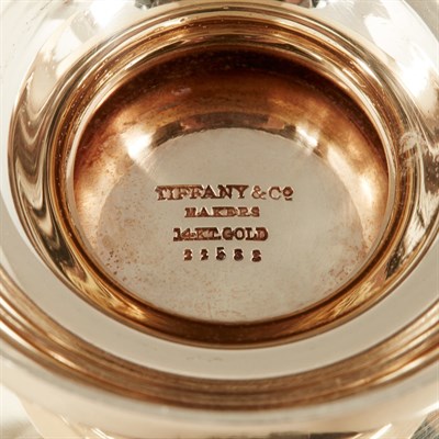 Lot 190 - Tiffany & Co. 14 Kt. Gold Two-Handled Cup 20th...