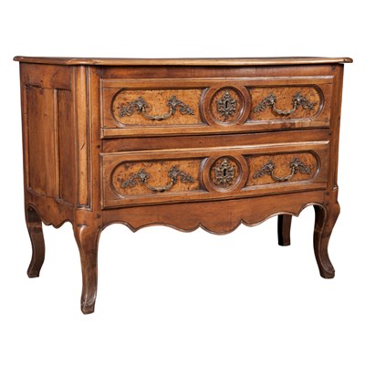 Lot 302 - Louis XV Provincial Fruitwood, Elm, Maple and...
