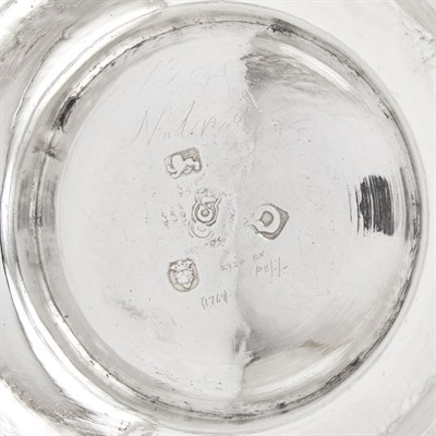 Lot 396 - George II Sterling Silver Mug Charles Wright,...