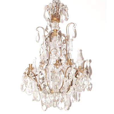 Lot 303 - Louis XV Style Gilt-Bronze Eight-Light...