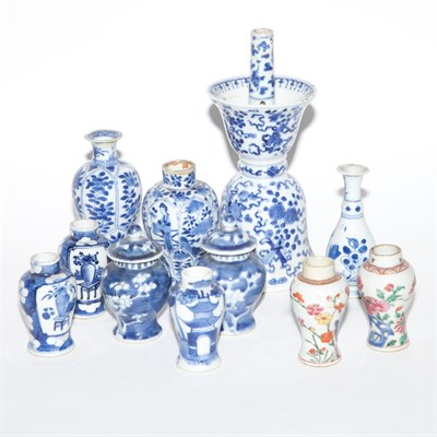 Lot 640 - Group of Eleven Chinese Blue and White...