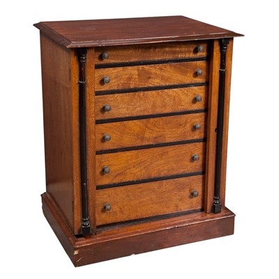 Lot 636 - Two Victorian Walnut Miniature Wellington...