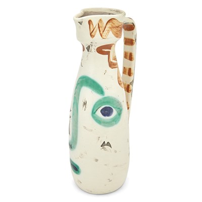 Lot 217 - Pablo Picasso VISAGE (A.R. 611) Painted and...