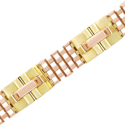 Lot 218 - Two-Color Gold Bracelet