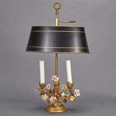 Lot 531 - Louis XV Style Porcelain and Gilt-Metal...