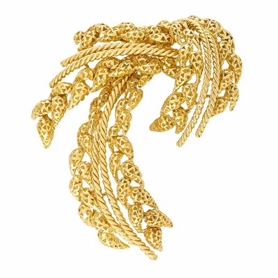 Lot 26 - Gold Clip-Brooch, Van Cleef & Arpels, France