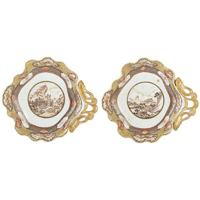 Lot 197 - Pair of Chinese Export Porcelain Dishes Early...