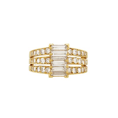 Lot 175 - Gold and Diamond Ring, Van Cleef & Arpels, France