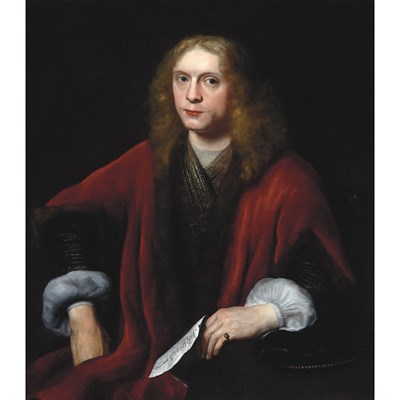 Lot 42 - Abraham van Dyck Dutch, 1635-1672 Portrait of...