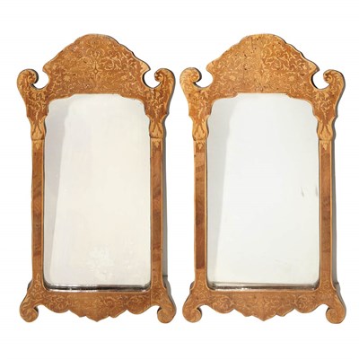 Lot 286 - Pair of Continental Baroque Style Walnut and...