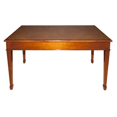 Lot 364 - George III Style Leather Inset Mahogany...