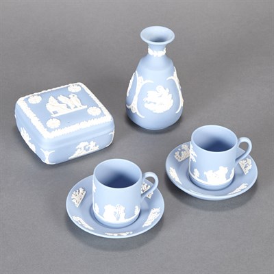 Lot 566 - Group of Wedgwood Jasperware Table Articles...