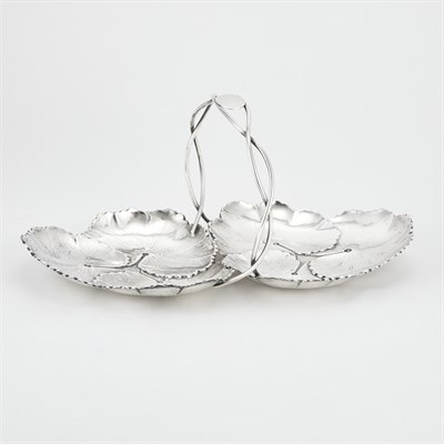 Lot 540 - Reed & Barton Sterling Silver Leaf-Form Dish...