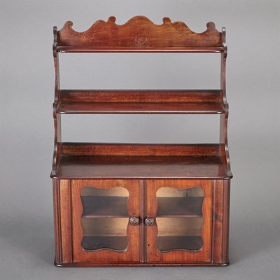 Lot 557 - Georgian Style Mahogany Hanging Cabinet Height...