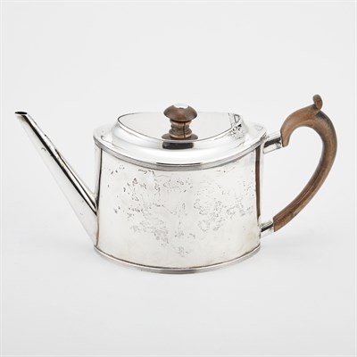 Lot 425A - Continental Silver Teapot Probably Dutch,...