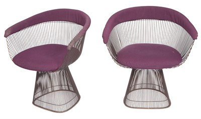 Lot 255 - Warren Platner American, 1919-2006 Two Chairs,...
