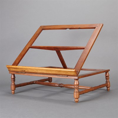 Lot 551 - Fruitwood Book Stand Length 15 inches.
