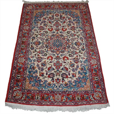 Lot 520 - Isfahan Rug Central Iran, second half of the...