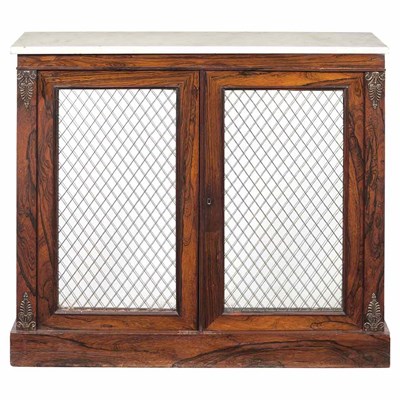 Lot 650 - Regency Gilt-Metal Mounted Rosewood Side...