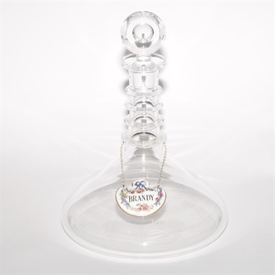 Lot 609 - Steuben Glass Ship's Decanter Height 10 1/2...
